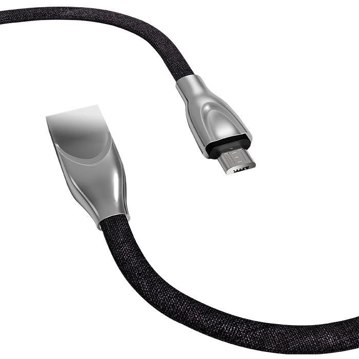 LDNIO For Raffles Denim & Zinc Alloy Data Cable For Android (1M)